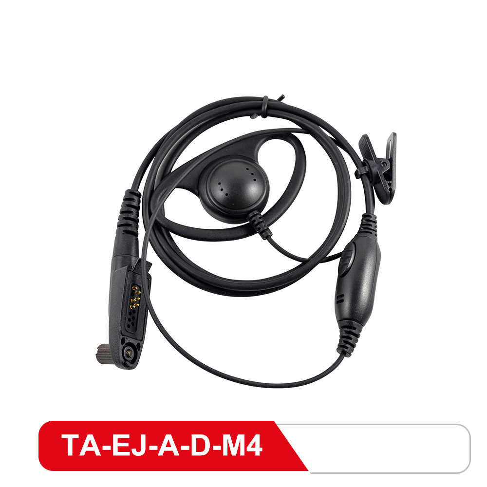 TA-EJ-A-D-M4 High Quality D Type Small Wired Earpiece 